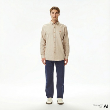  Lacoste Erkek Slim Fit Lacivert Pantolon