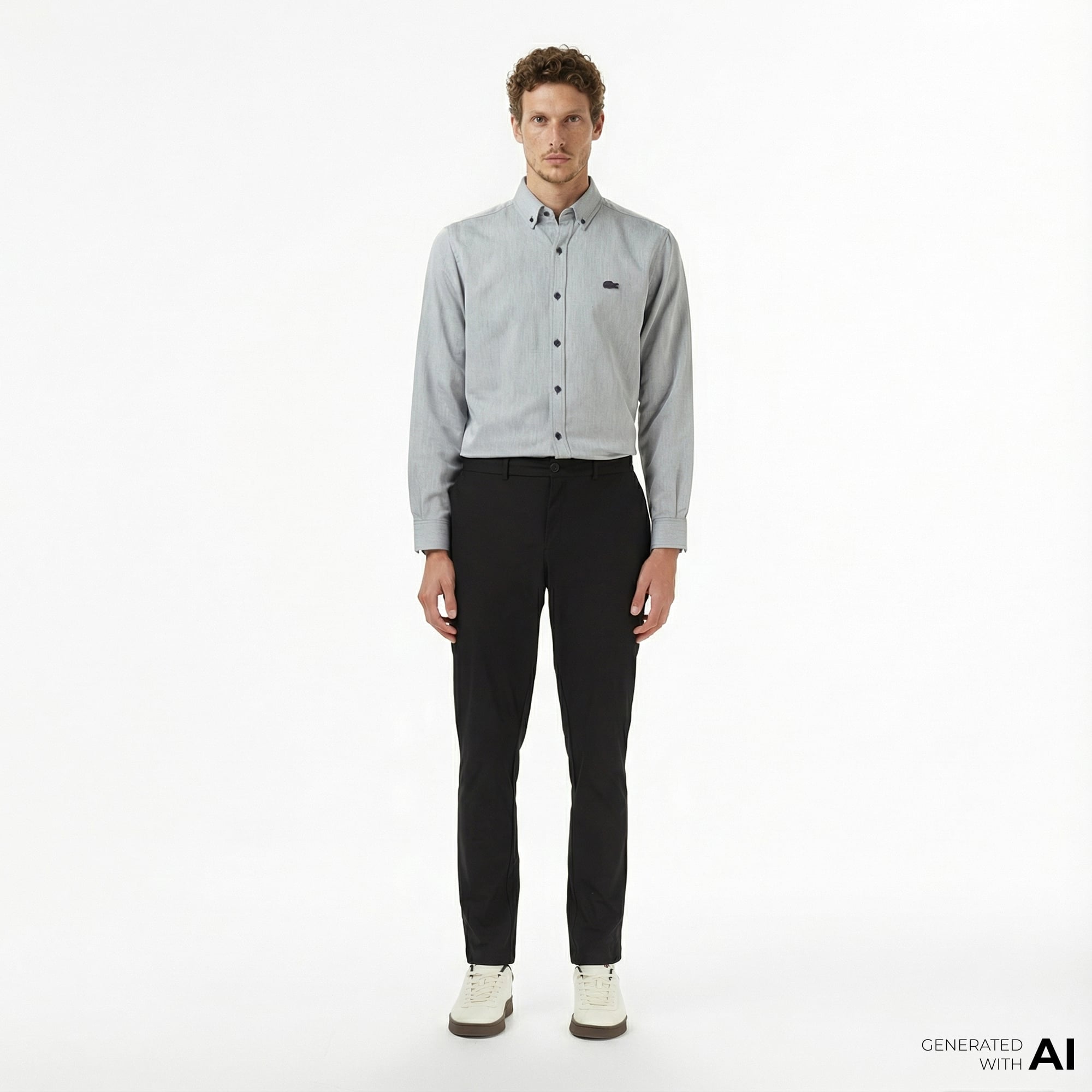  Lacoste Erkek Slim Fit Siyah Pantolon