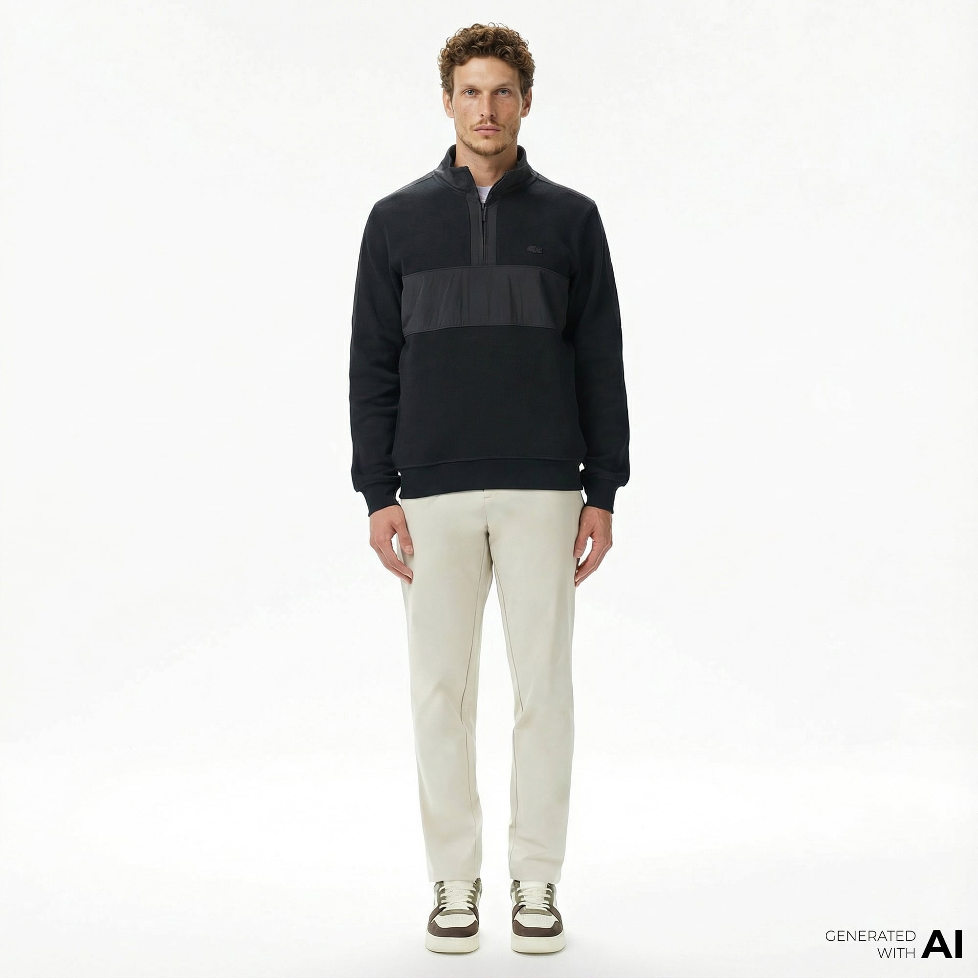  Lacoste Erkek Slim Fit Açık Kahverengi Pantolon