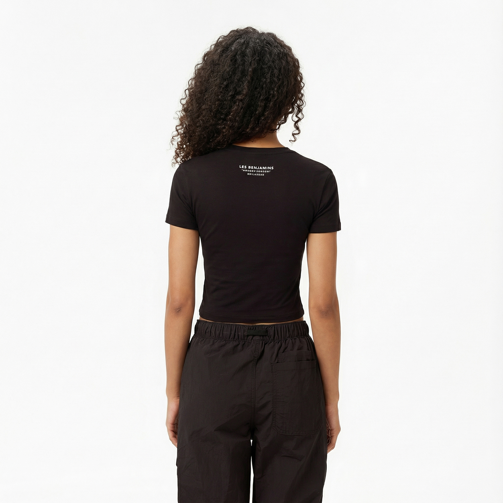  Les Benjamins Fitted 016 Kadın Siyah T-Shirt