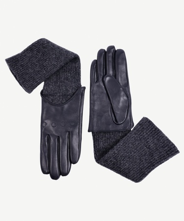  YARGICI Bileği Trikolu Deri Eldiven