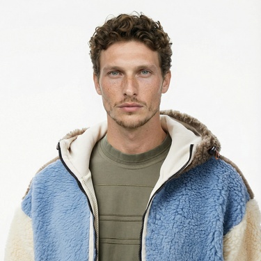  Napapijri T-Tires Erkek Mavi Sweatshirt