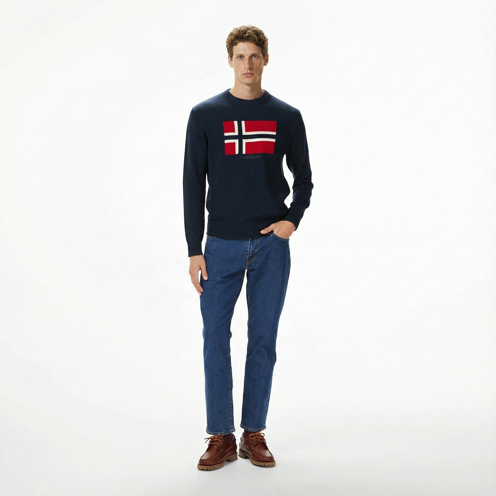 Napapijri D-Mura Erkek Mavi Kazak