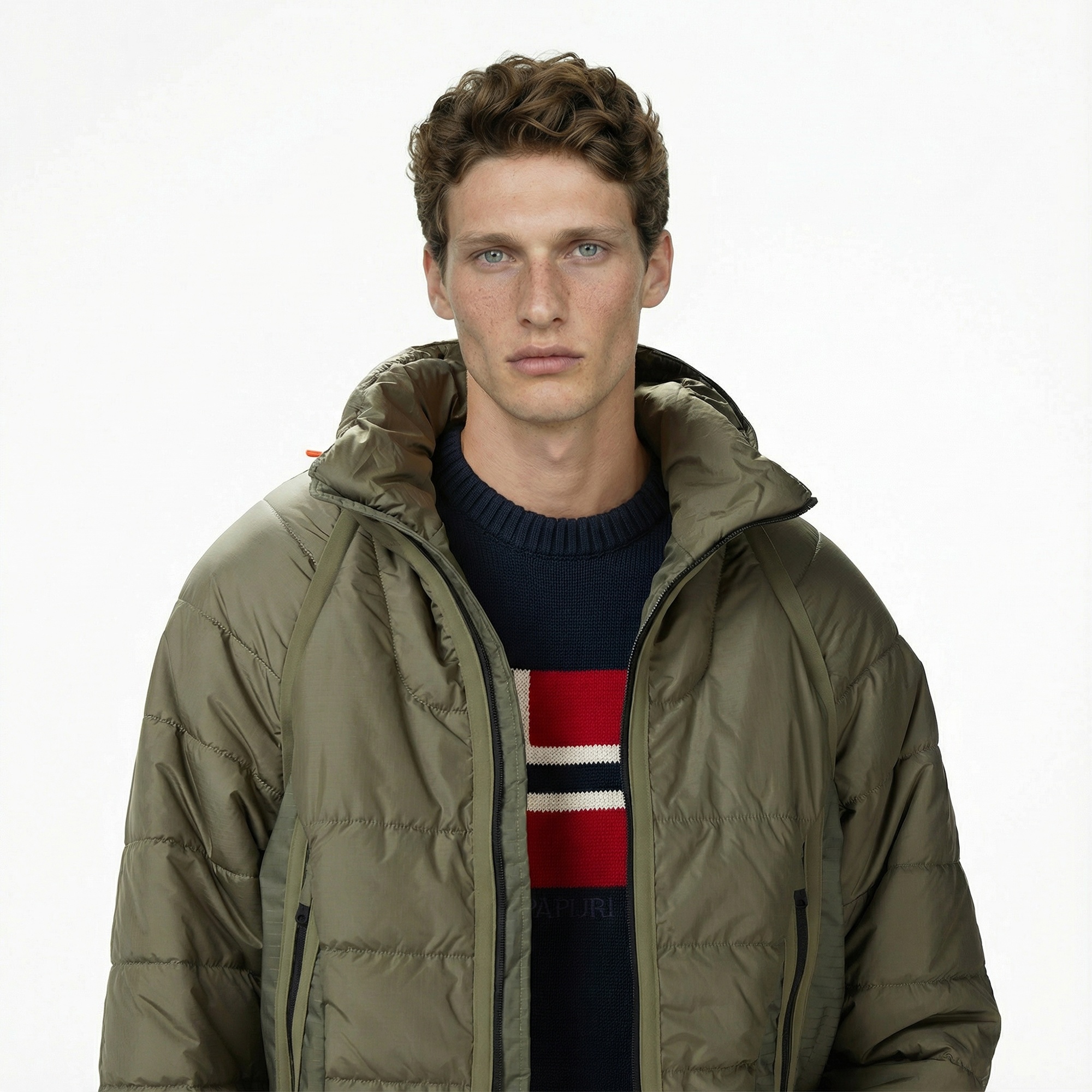 Napapijri A-Biez Modular Puf Erkek Haki Ceket