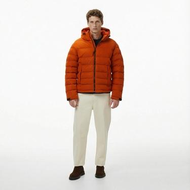 Napapijri A-Terez Erkek Turuncu Ceket