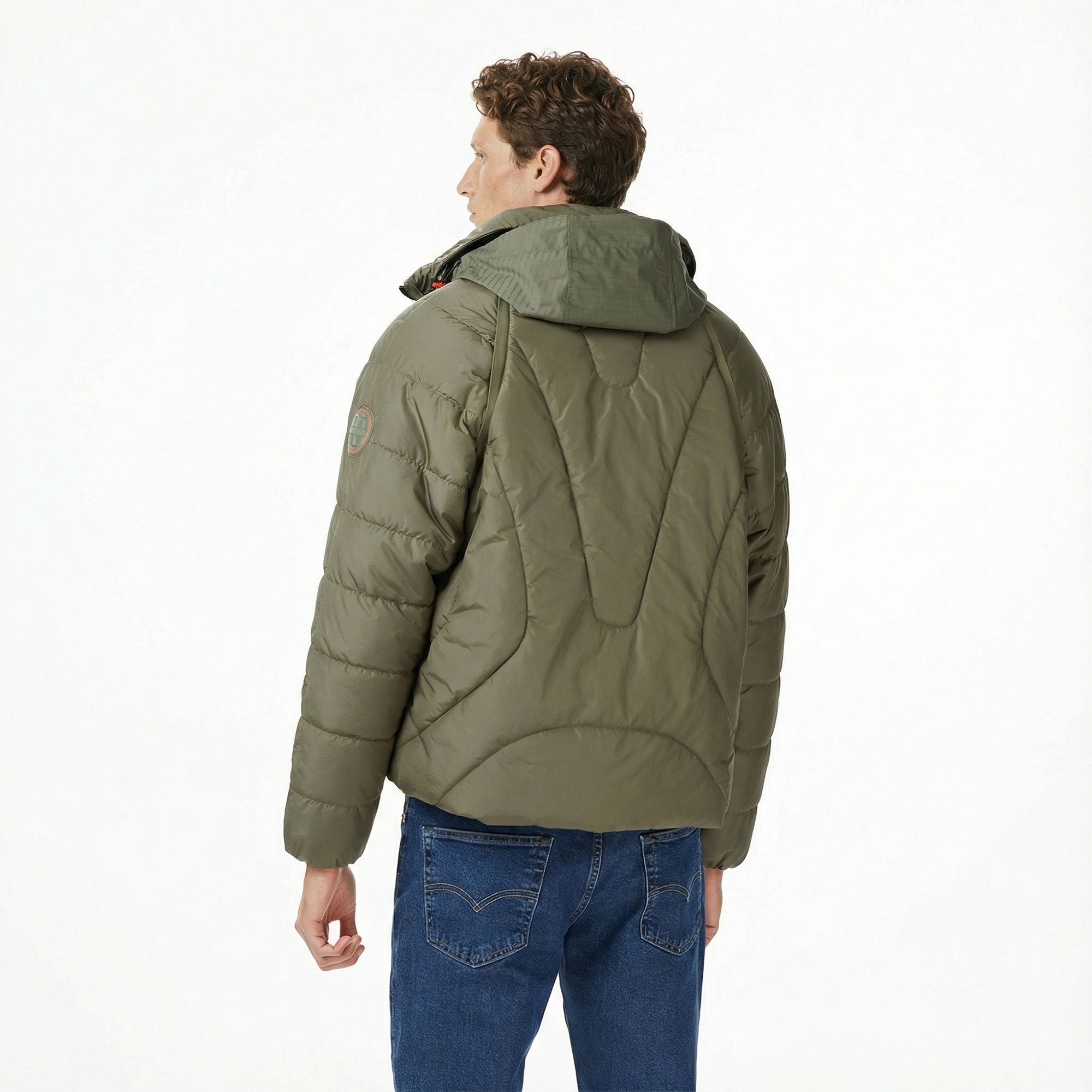 Napapijri A-Biez Modular Puf Erkek Haki Ceket