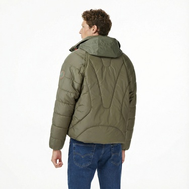 Napapijri A-Biez Modular Puf Erkek Haki Ceket