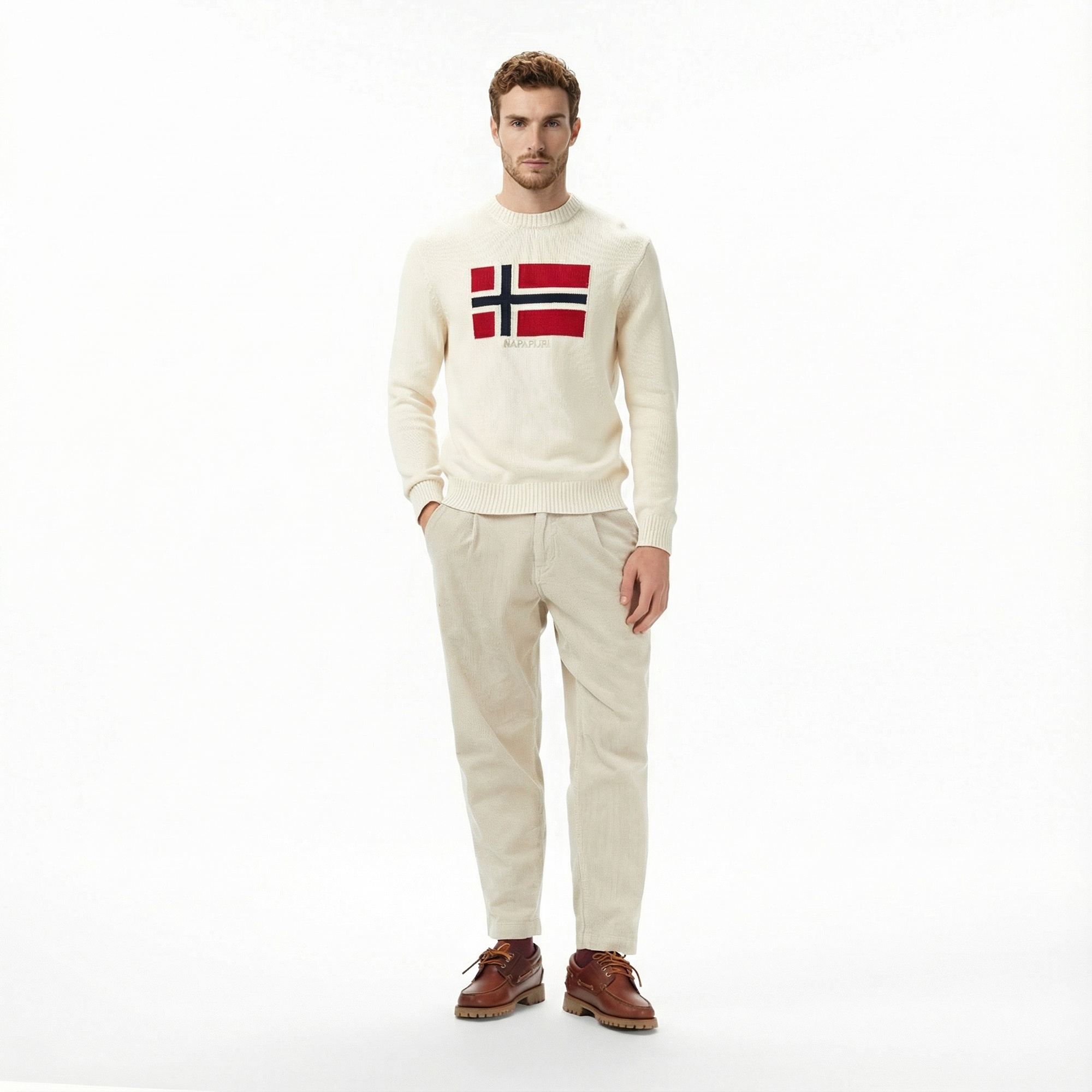 Napapijri D-Mura Erkek Bej Kazak