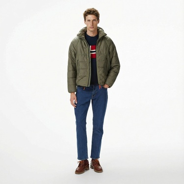  Napapijri A-Biez Modular Puf Erkek Haki Ceket