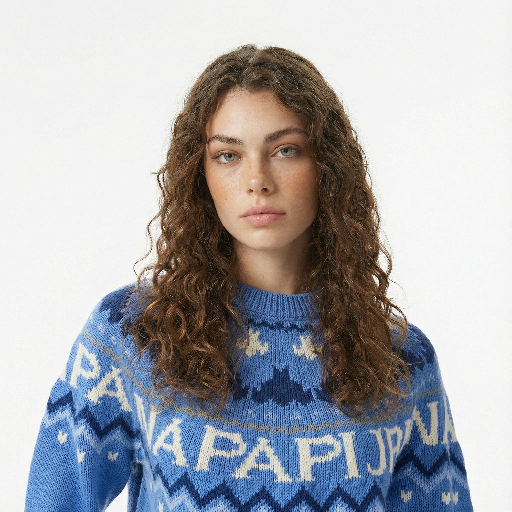 Napapijri D-Fiames Kadın Mavi Sweatshirt