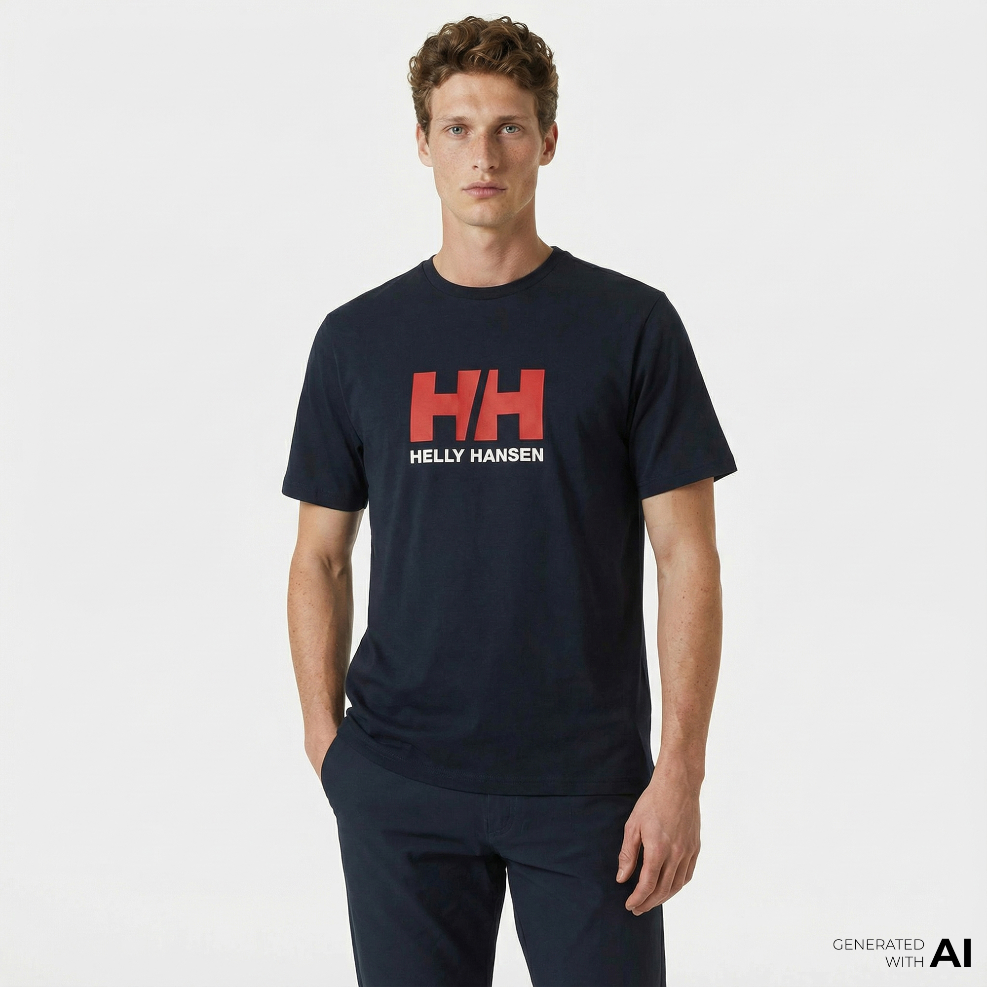  Helly Hansen Logo 3.0 Erkek Lacivert T-Shirt