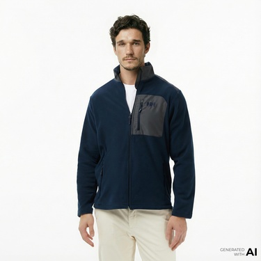  Helly Hansen Block Fullzip Polar Erkek Lacivert Ceket