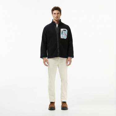  Helly Hansen Panorama Pile Snap Erkek Siyah Ceket