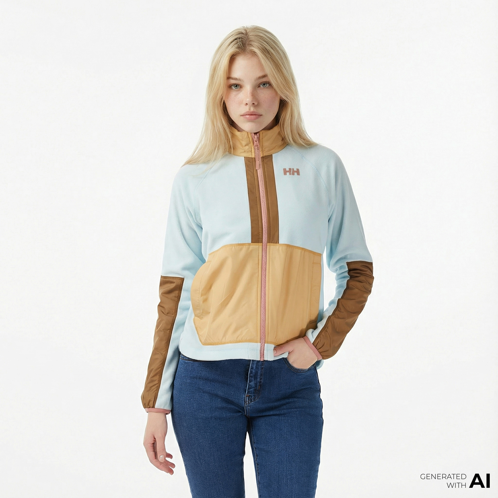  Helly Hansen W Rig Polar Kadın Mavi Ceket