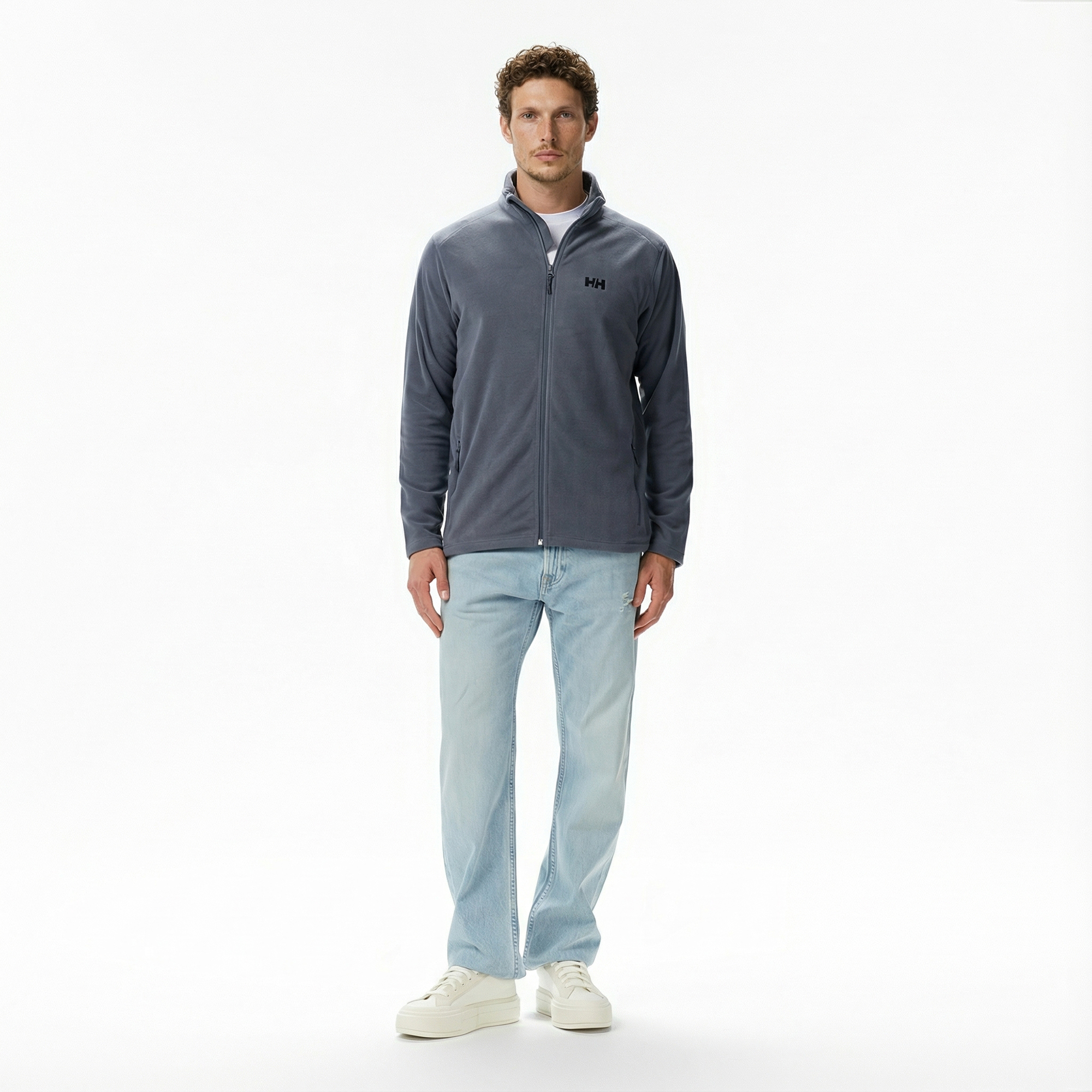  Helly Hansen Fullzip Polar Erkek Gri Ceket