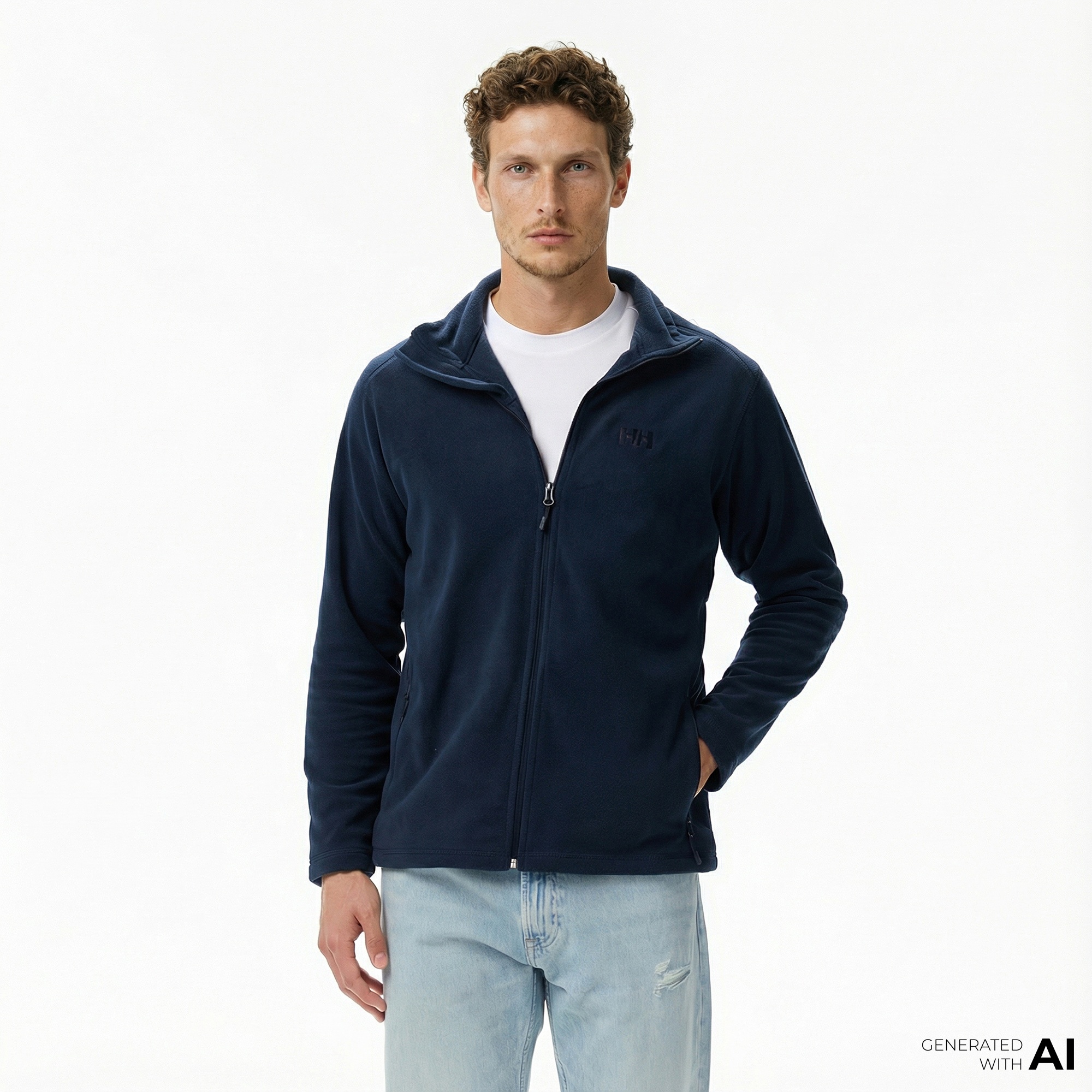 Helly Hansen Fullzip Polar Erkek Lacivert Ceket