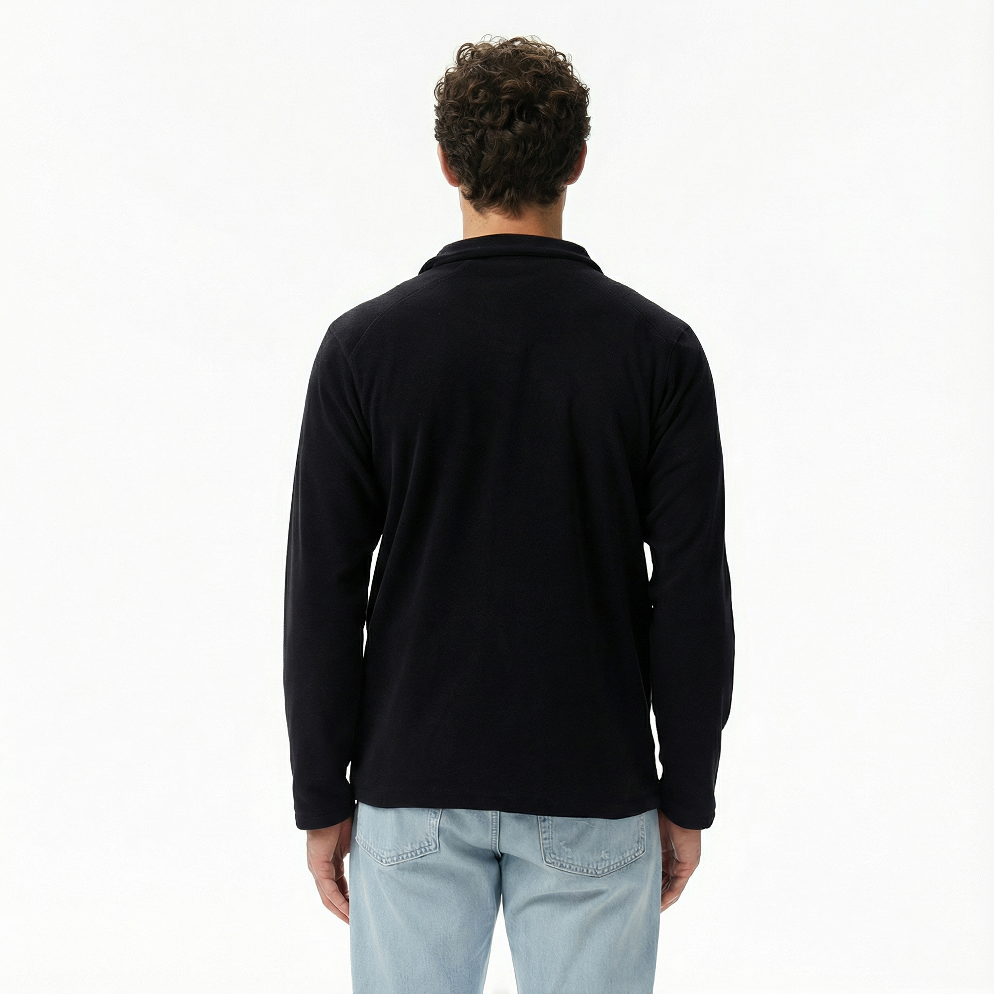  Helly Hansen Fullzip Polar Erkek Siyah Ceket