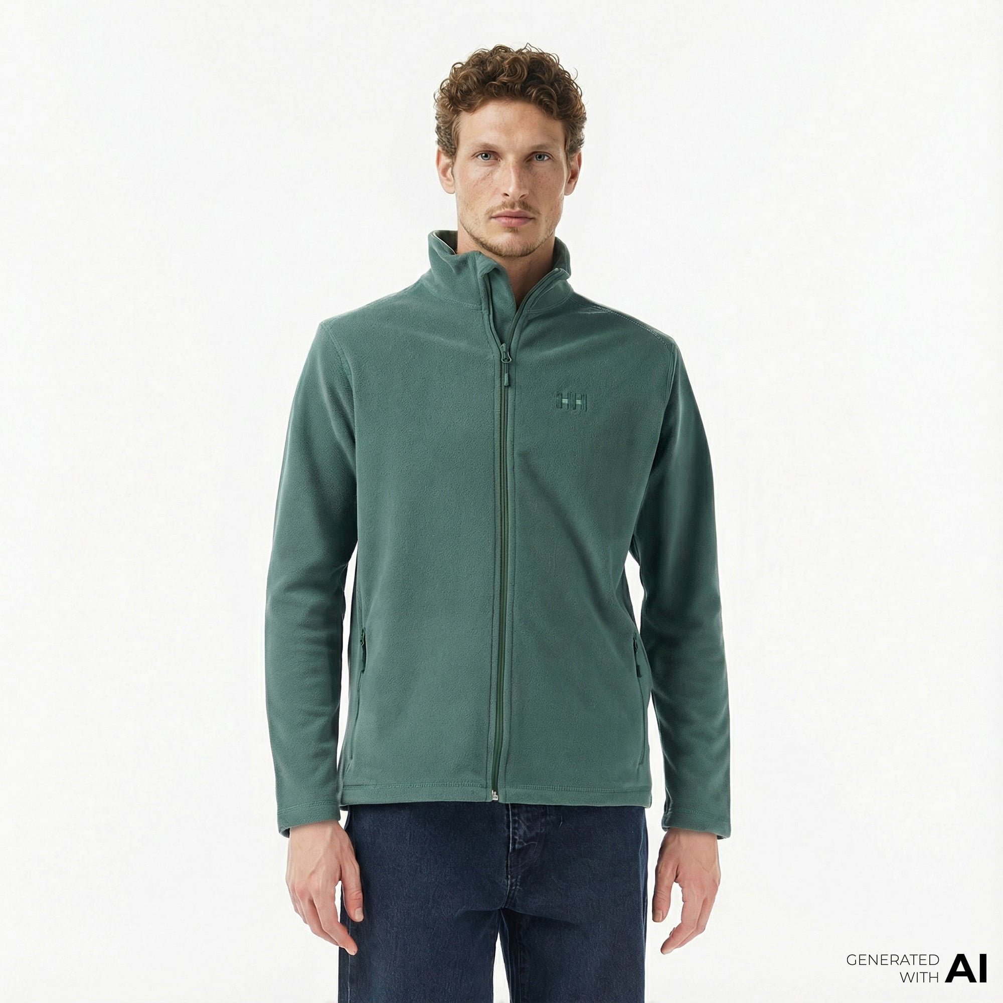 Helly Hansen Fullzip Polar Erkek Yeşil Ceket