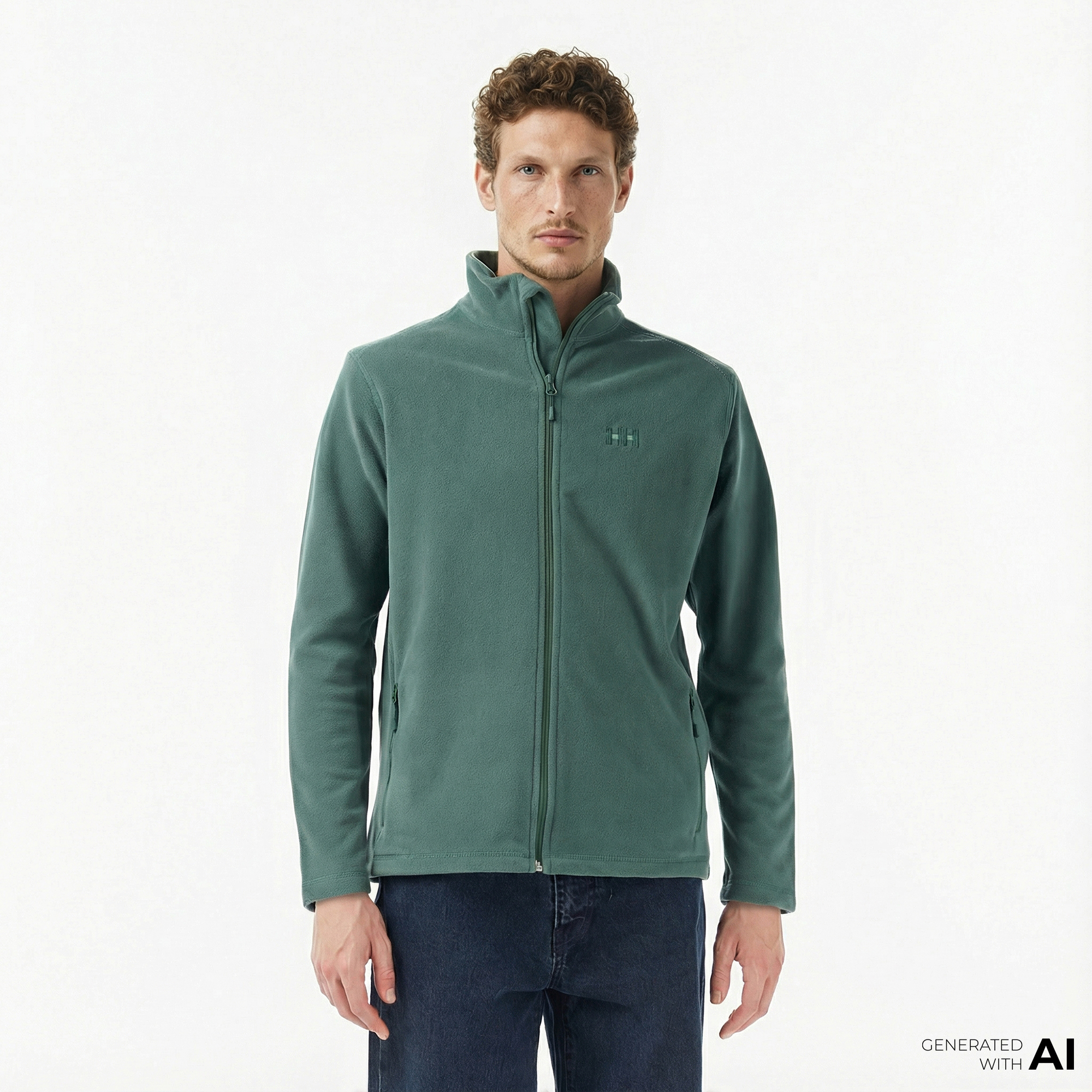  Helly Hansen Fullzip Polar Erkek Yeşil Ceket
