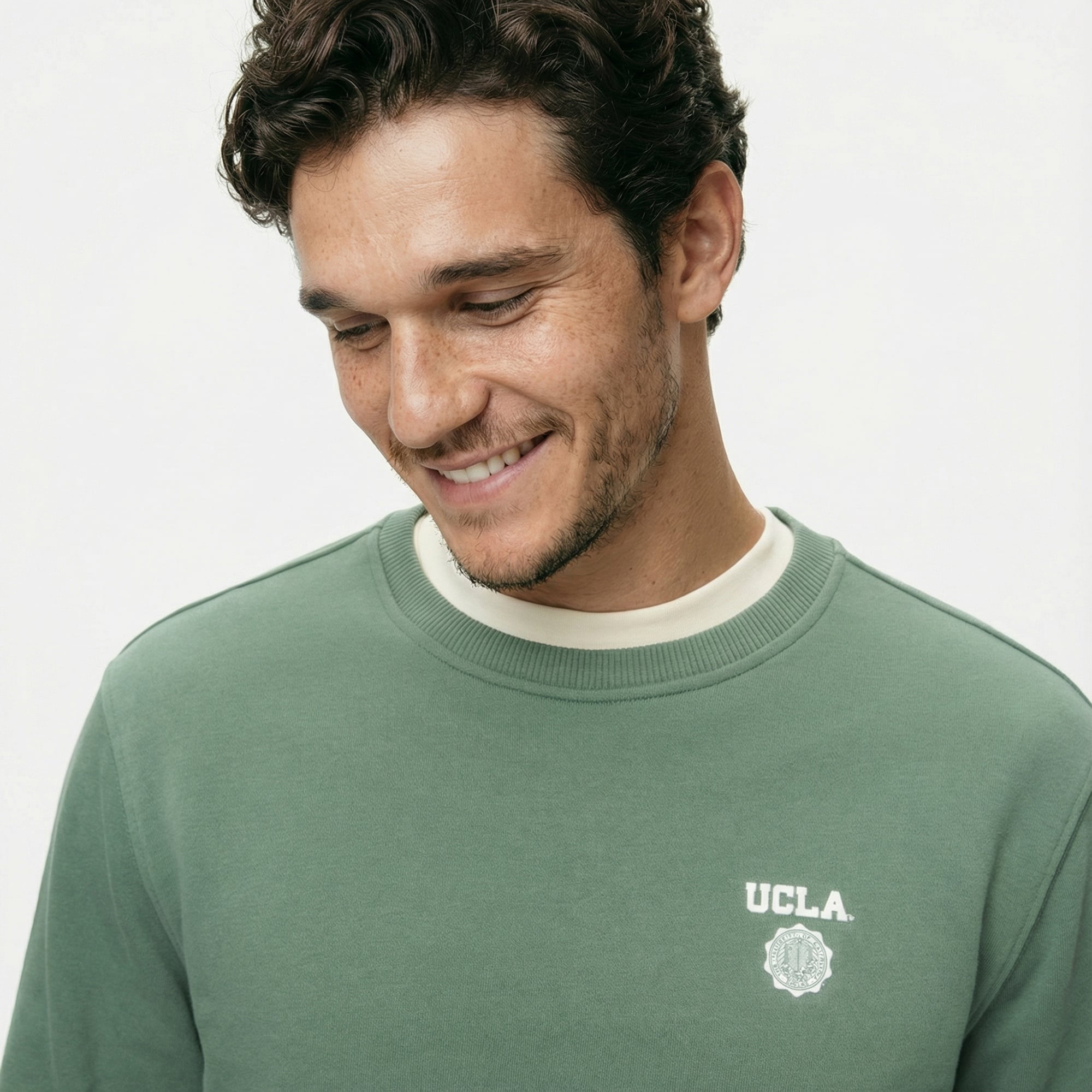 Ucla Valley Erkek Yeşil Sweatshirt