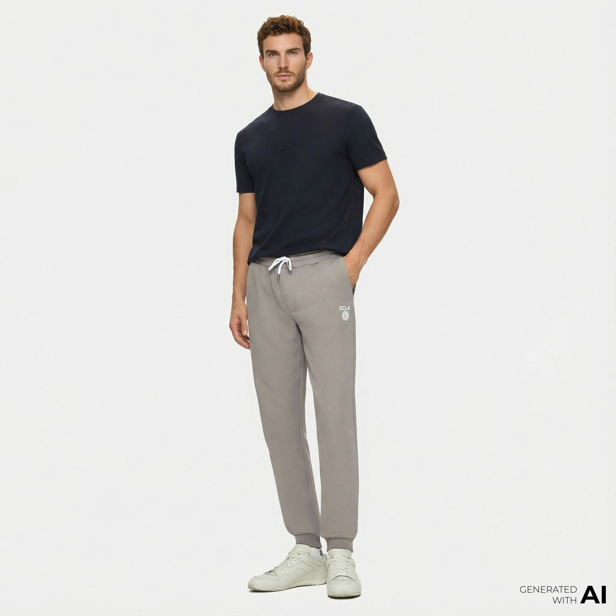  Ucla Luskin Erkek Gri Eşofman Altı