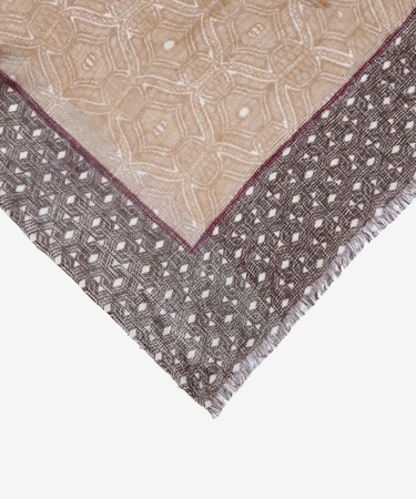  YARGICI Karışık Desenli Yün Şal