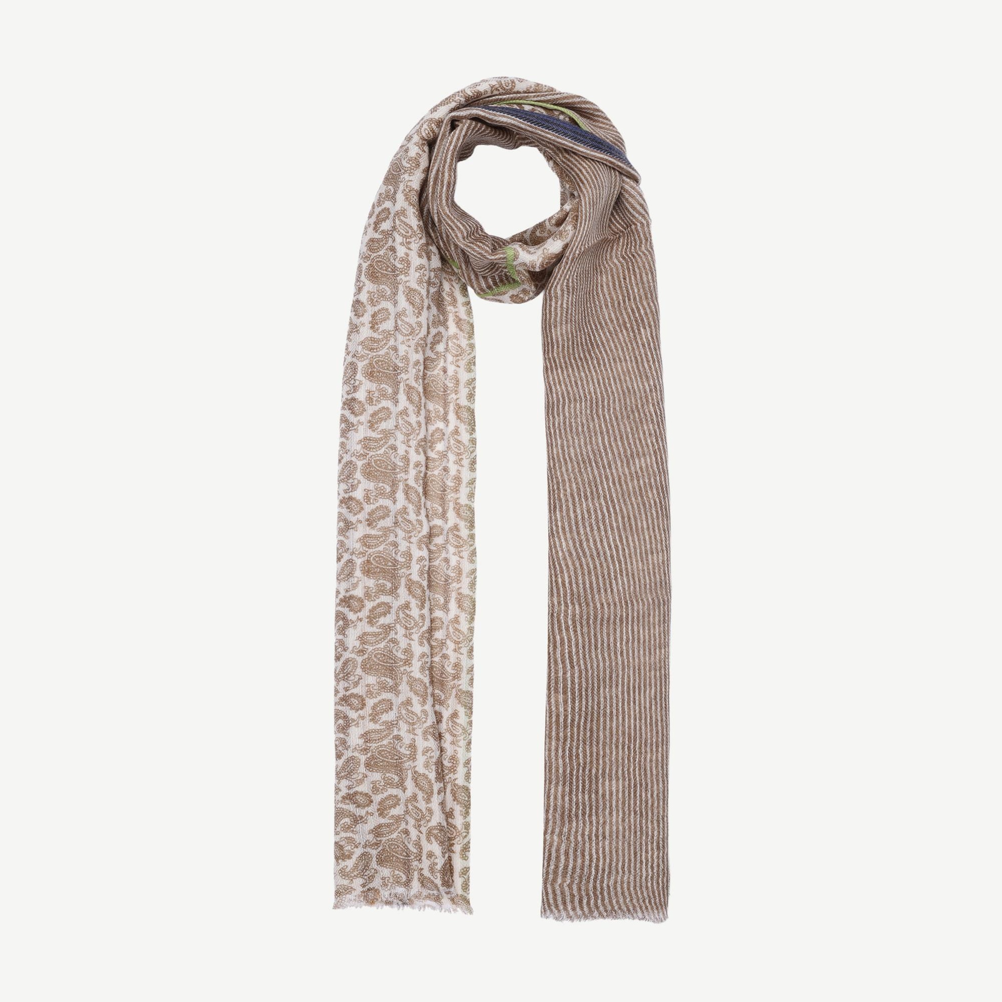 YARGICI Tensel Karışımlı Çizgili Şal