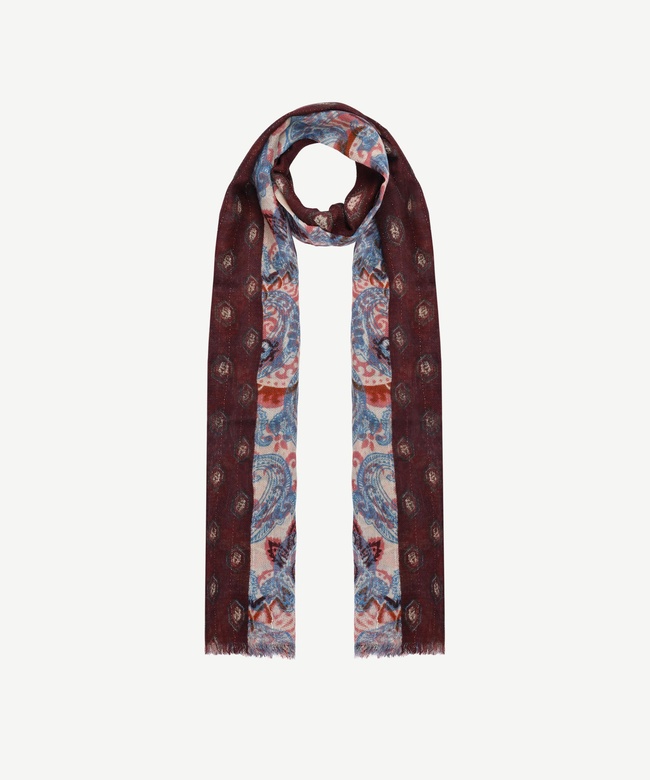  YARGICI Karışık Desenli Yün Şal