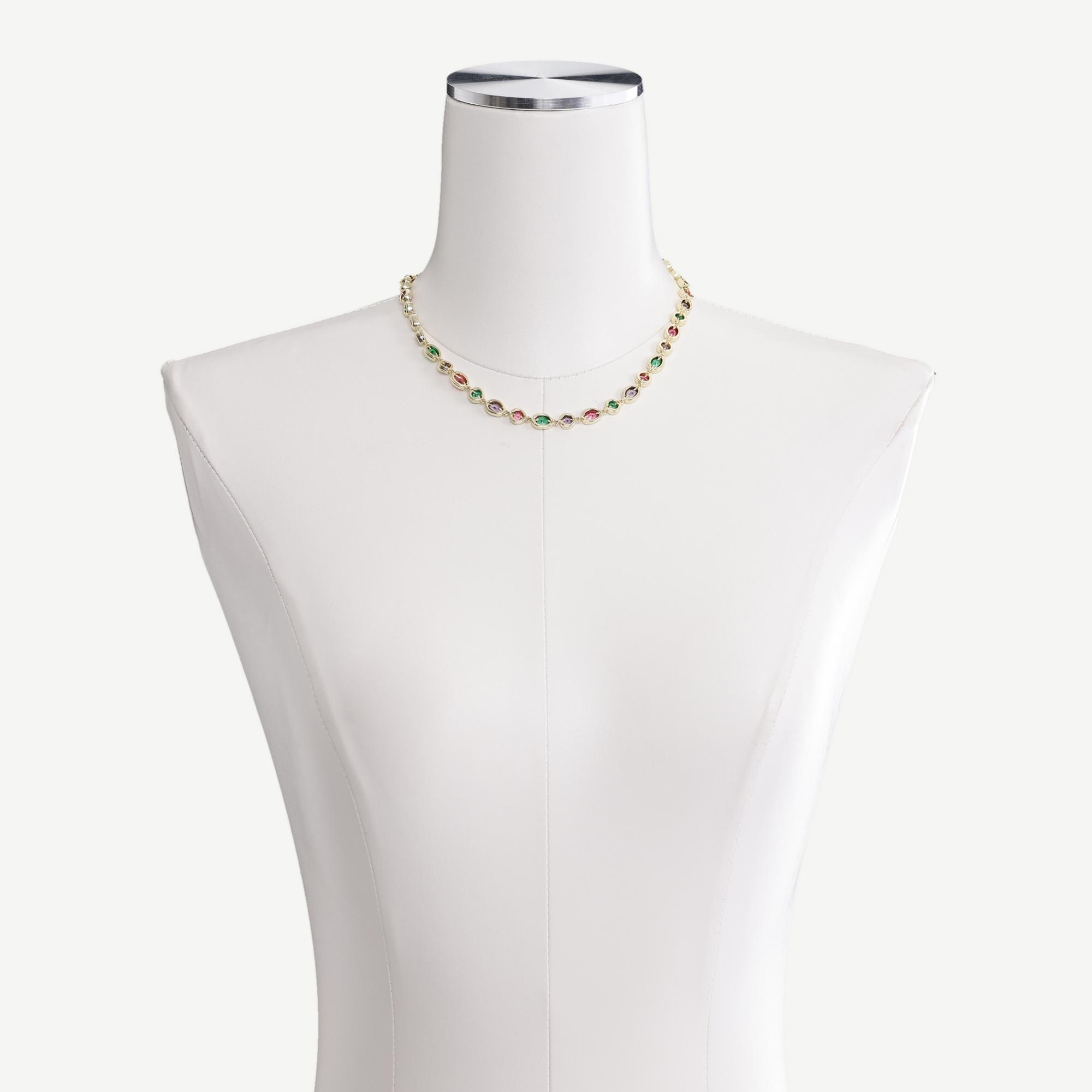 YARGICI Cam Taş Detaylı Kolye