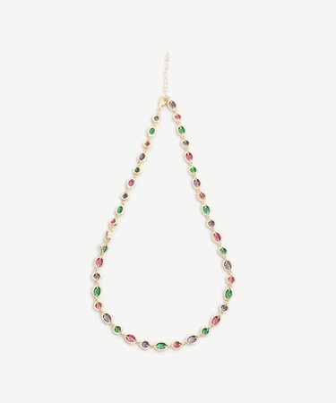  YARGICI Cam Taş Detaylı Kolye