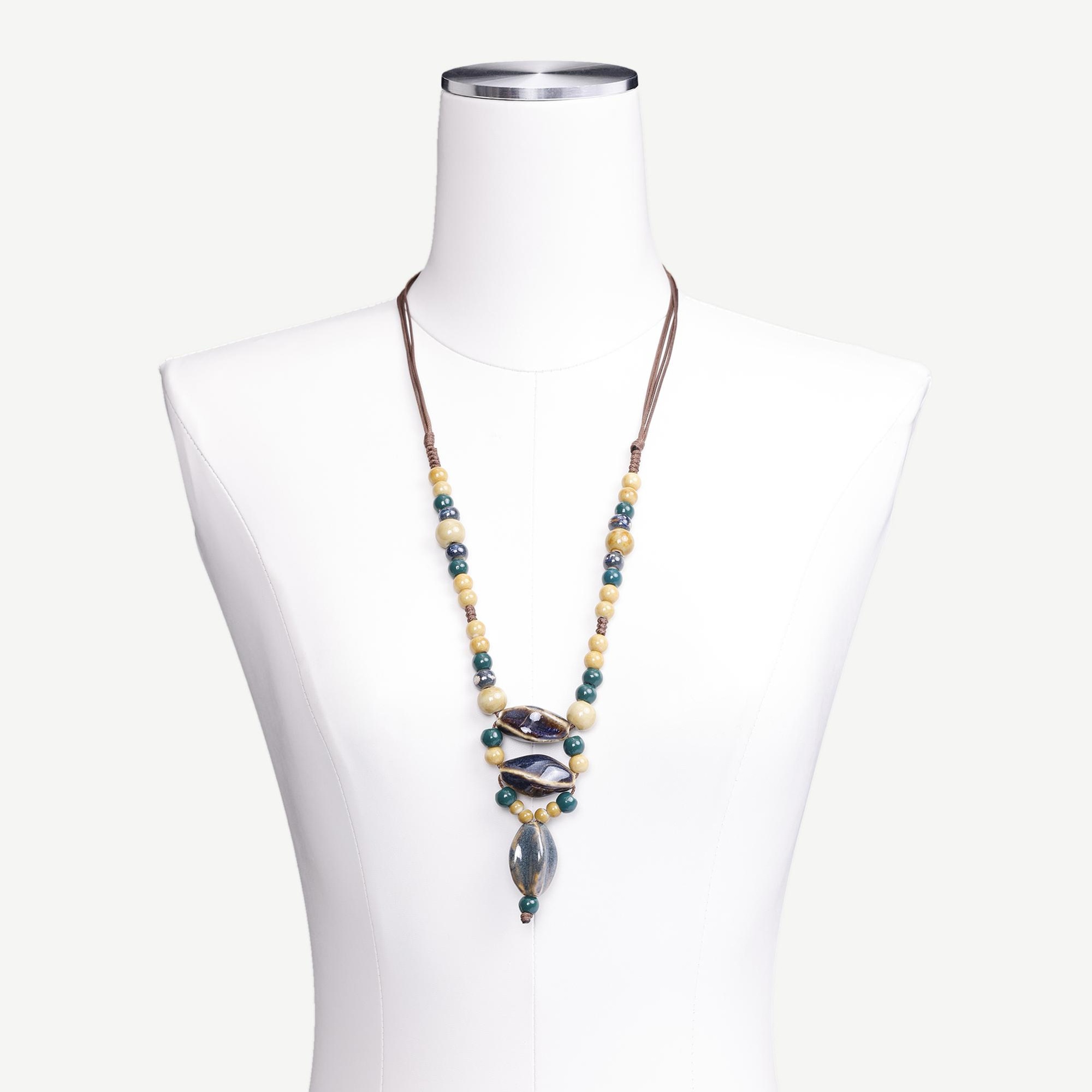 YARGICI Ayarlanabilir Seramik Kolye