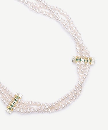  YARGICI Çok Sıralı İnci Kolye