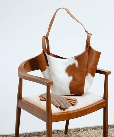  YARGICI Tay Tüyü Deri Omuz Çantası