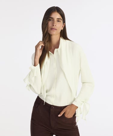  YARGICI Regular Şal Yaka Uzun Kol Gömlek