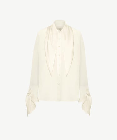  YARGICI Regular Şal Yaka Uzun Kol Gömlek