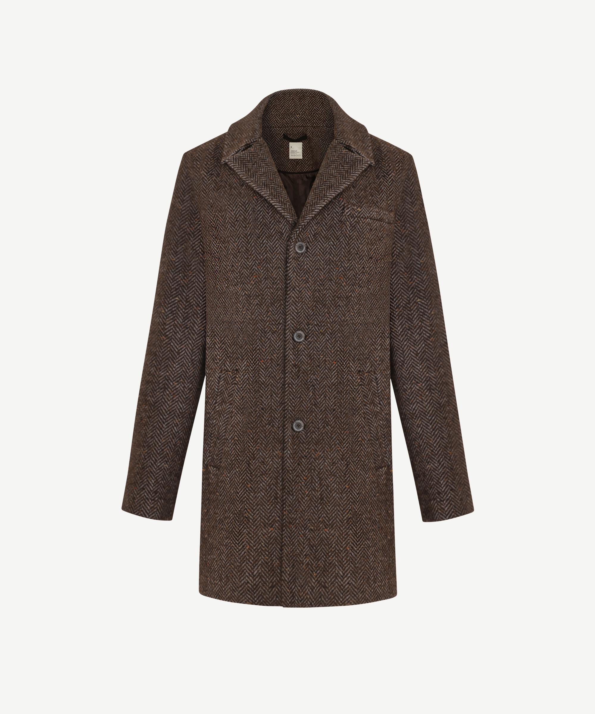 YARGICI Regular Ceket Yaka Uzun Kol Palto