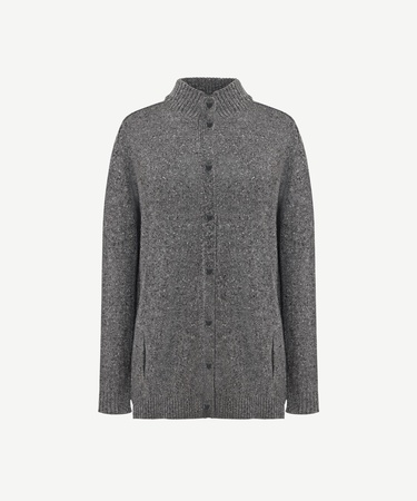  YARGICI Regular Dik Yaka Uzun Kol Hırka