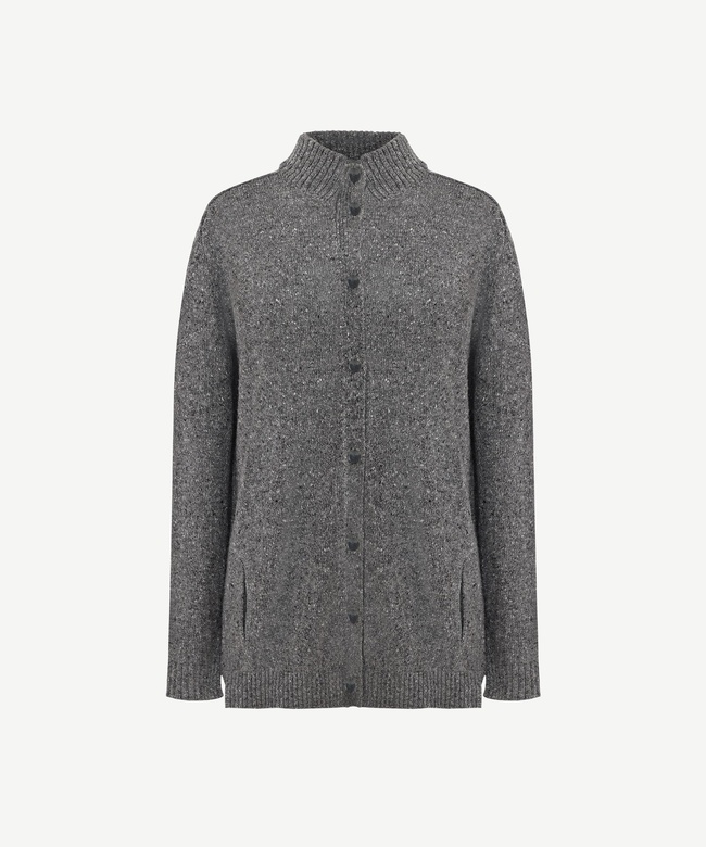  YARGICI Regular Dik Yaka Uzun Kol Hırka