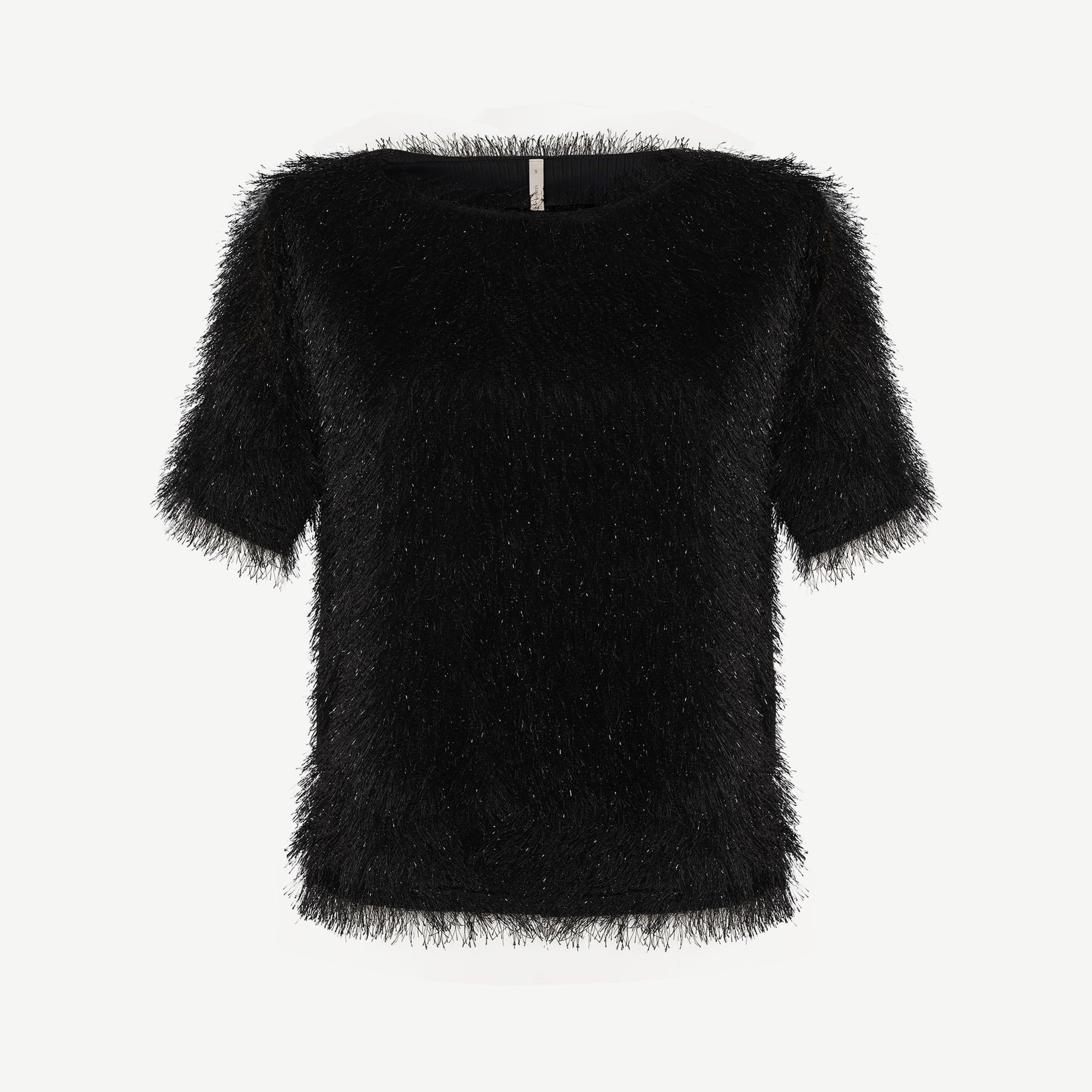 YARGICI Kayık Yaka Kısa Kollu Bluz