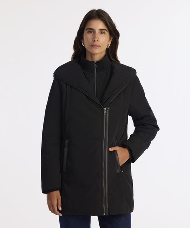  YARGICI Regular Kapüşonlu Yaka Uzun Kol Pardösü