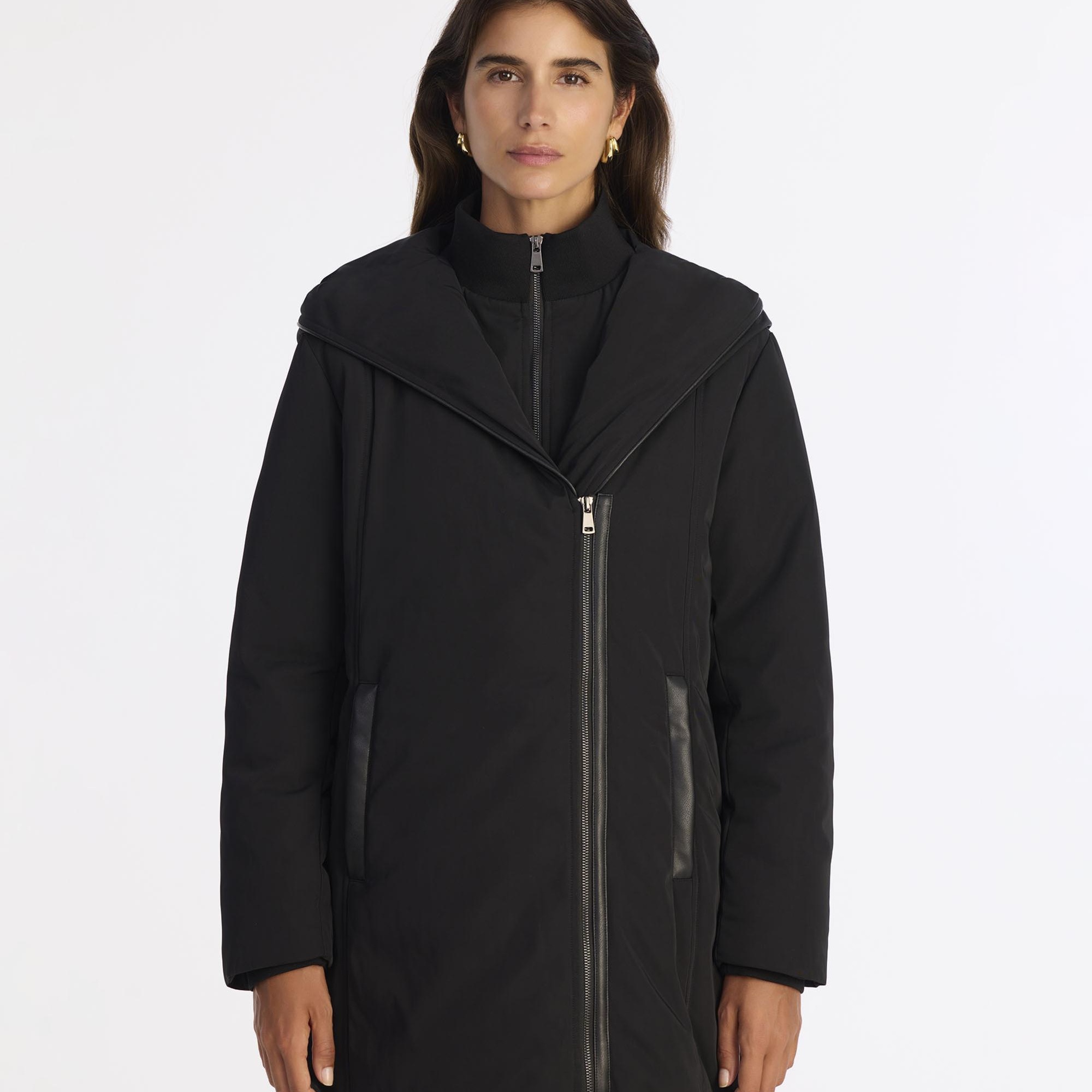 YARGICI Regular Kapüşonlu Yaka Uzun Kol Pardösü