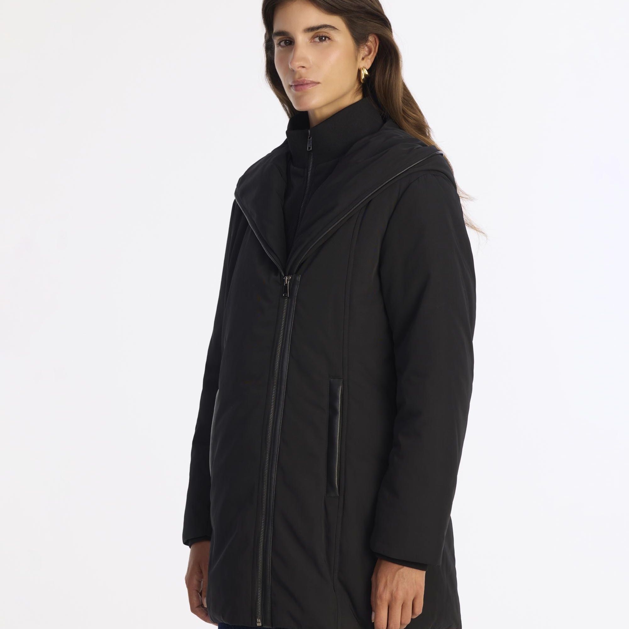 YARGICI Regular Kapüşonlu Yaka Uzun Kol Pardösü