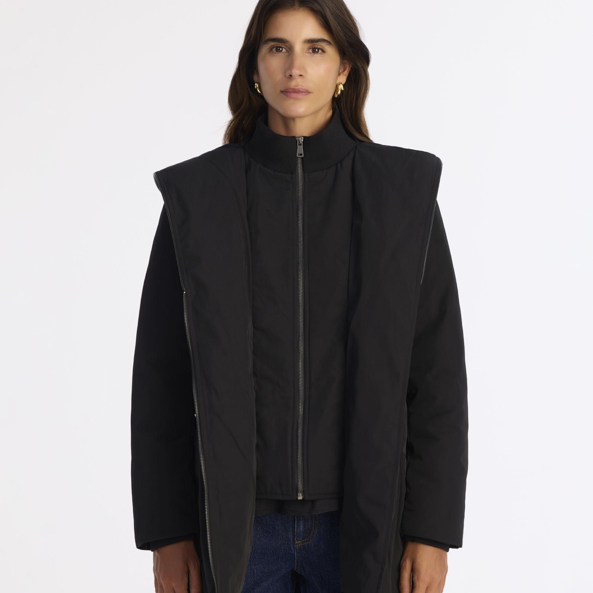 YARGICI Regular Kapüşonlu Yaka Uzun Kol Pardösü