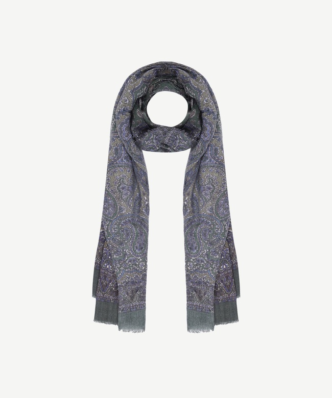  YARGICI Etnik Desenli Yün Şal