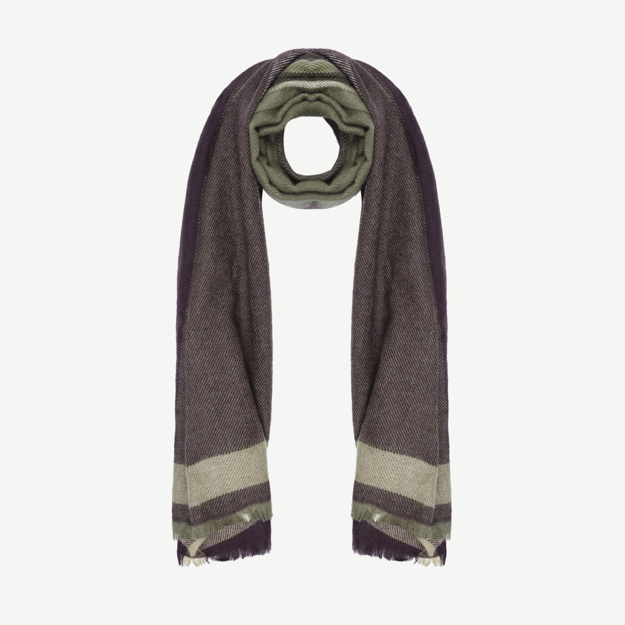 YARGICI Renk Bloklu Şal