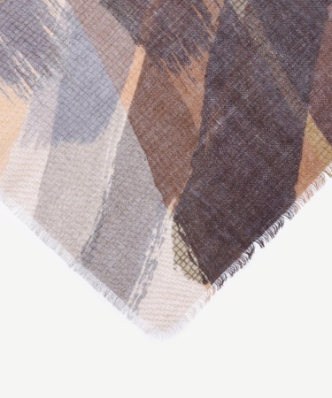  YARGICI Karışık Desenli Yün Şal