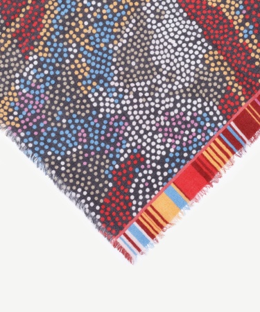  YARGICI Etnik Desenli Yün Şal