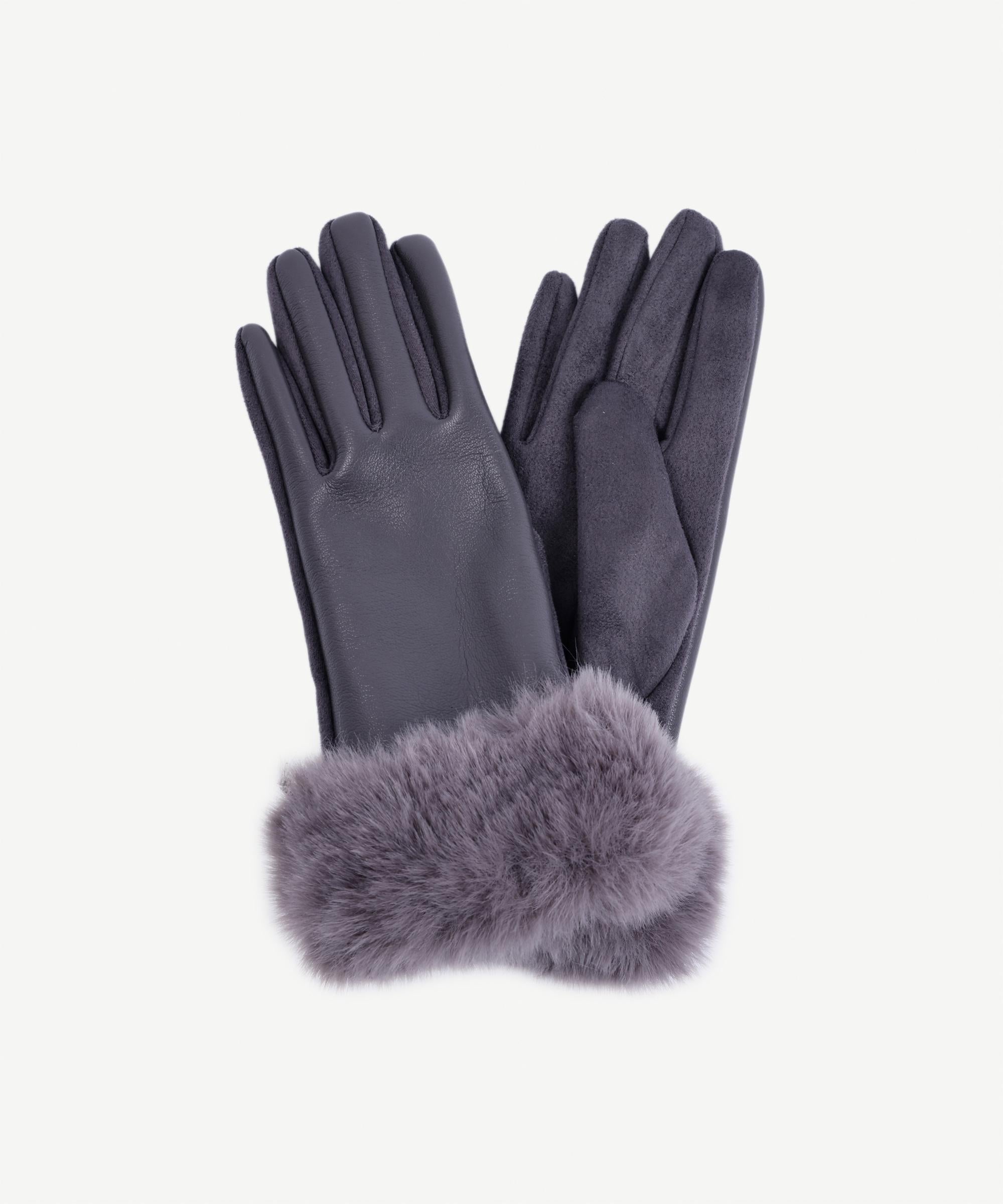  YARGICI Bileği Kürklü Pu Eldiven