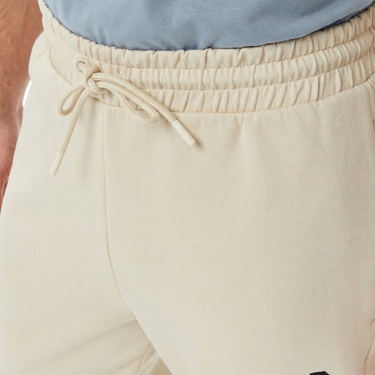  Converse Star Chevron Baskılı Erkek Oversize Fit Bej Eşofman Altı