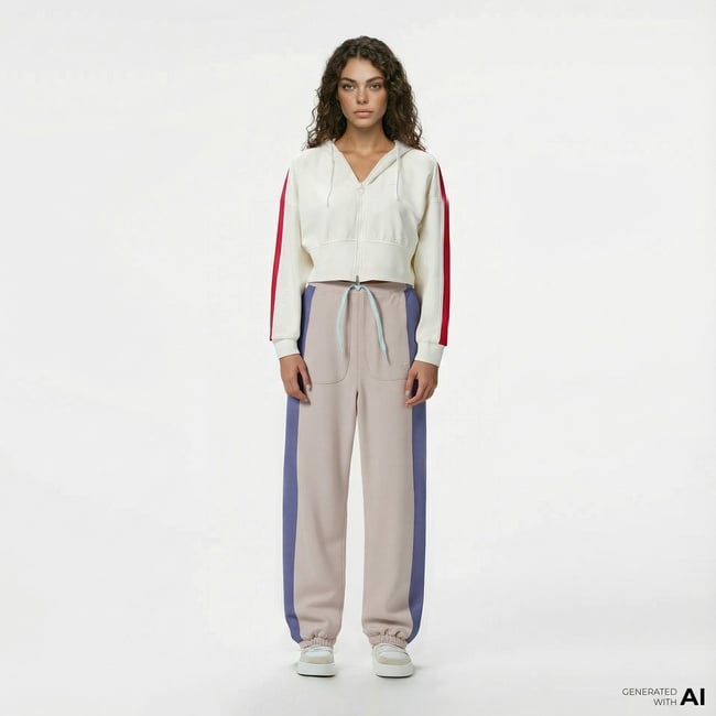  Converse Wordmark Kadın Bej Eşofman Altı